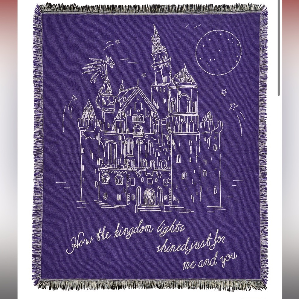 Taylor Swift Woven Blanket Long Live How The Kingdom Lights Shined Speak Now